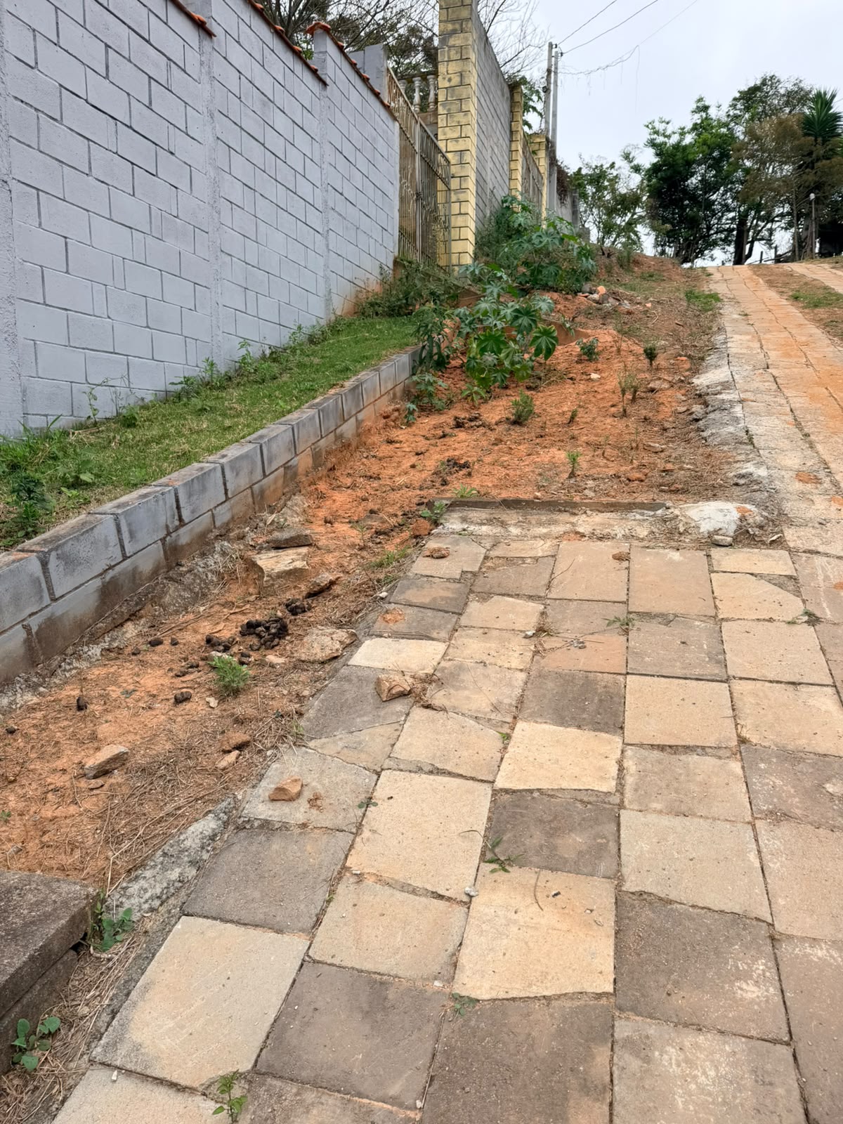 Situação atual — Estacionamento do lote do Marcos