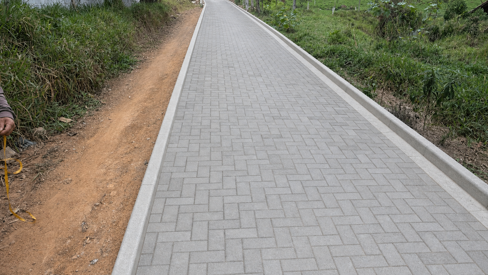 Simulação conceitual — Continuação descendo a rua